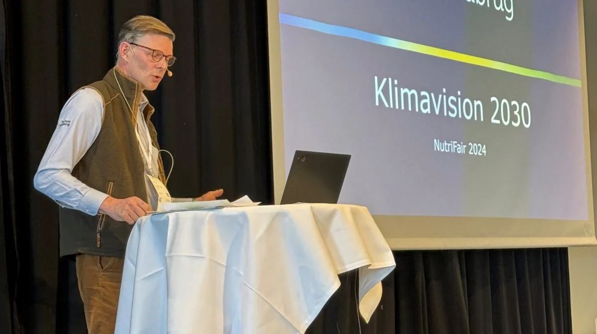 Peter Kiær fortalte på Bæredygtigt Landbrugs nytårskur torsdag i forbindelse med NutriFair-messen Fredericia, at landmandsforeningen opruster på rådgivning. - Det nye er, at vi formelt også bliver kommercielle på rådgivningstiltag. Derfor kommer vi også til at ændre vores vedtægter på forårets generalforsamling, sagde han. Fotos: Jacob Lund-Larsen