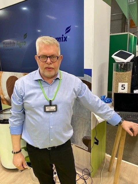 SiloInsite, et produkt fra Danish Agro, som ved hjælp af kamera og laser kan give landmanden besked på telefonen om kvalitet og beholdning af foder i sin silo. Anders Amstrup, Danish Agro. Foto: Line Brabæk