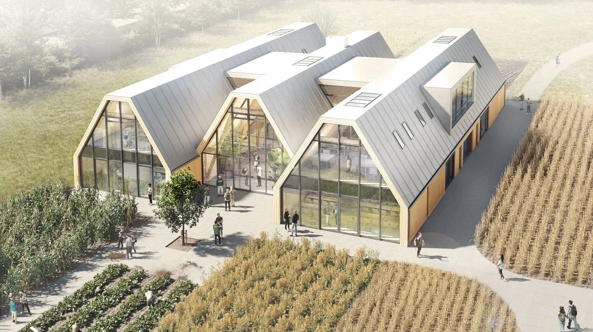 LPH Byg A/S i Hørning er efter udbud valgt som totalentreprenør på byggeriet af Agroskolens nye landbrugsskole i Herning. I planerne for den nye skole er der lagt vægt på, at det skal være et markant byggeri, der både tjener sine funktioner og er smukt at se på. Fotos: Herningsholm Erhvervsskole & Gymnasier