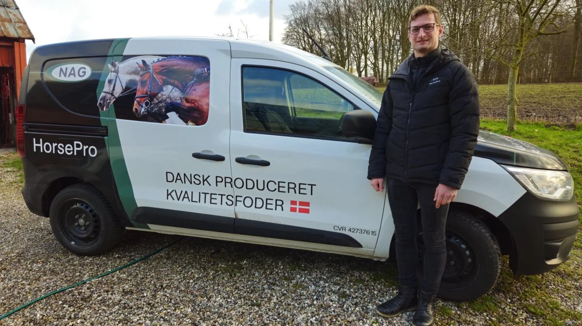 Daniel Zacho kommer fra en familie, hvor heste fyldte meget. Foto: Niels Okking