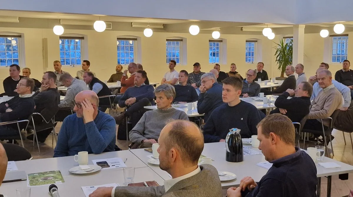 DSV Frø har de seneste uger afholdt fem avlermøder over hele landet – her et billede fra mødet for sjællandske avlere holdt på Sørup Herregaard ved Ringsted. Foto: Jørgen P. Jensen