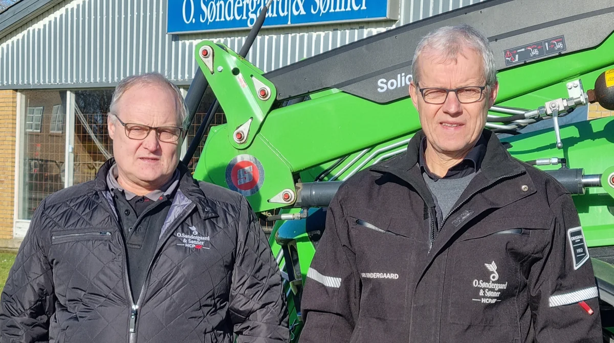 Anders og Lars Søndergaard, O. Søndergaard og Sønner A/S i Nr. Højrup holder åbent hus lørdag den 24 februar fra klokken 9. De præsenterer blandt andet deres nye forhandling af Deutz-traktorer. Privatfoto