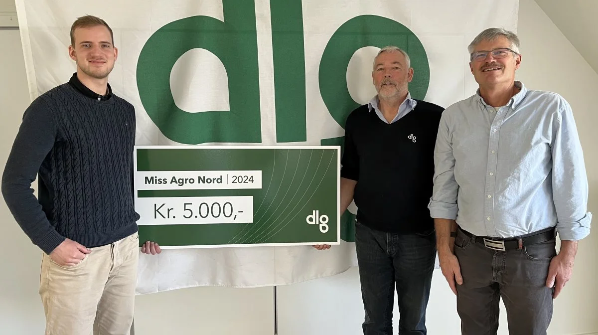 DLG Nordjylland sponsorerer 5.000 kroner til Miss Agro Nord 2024.