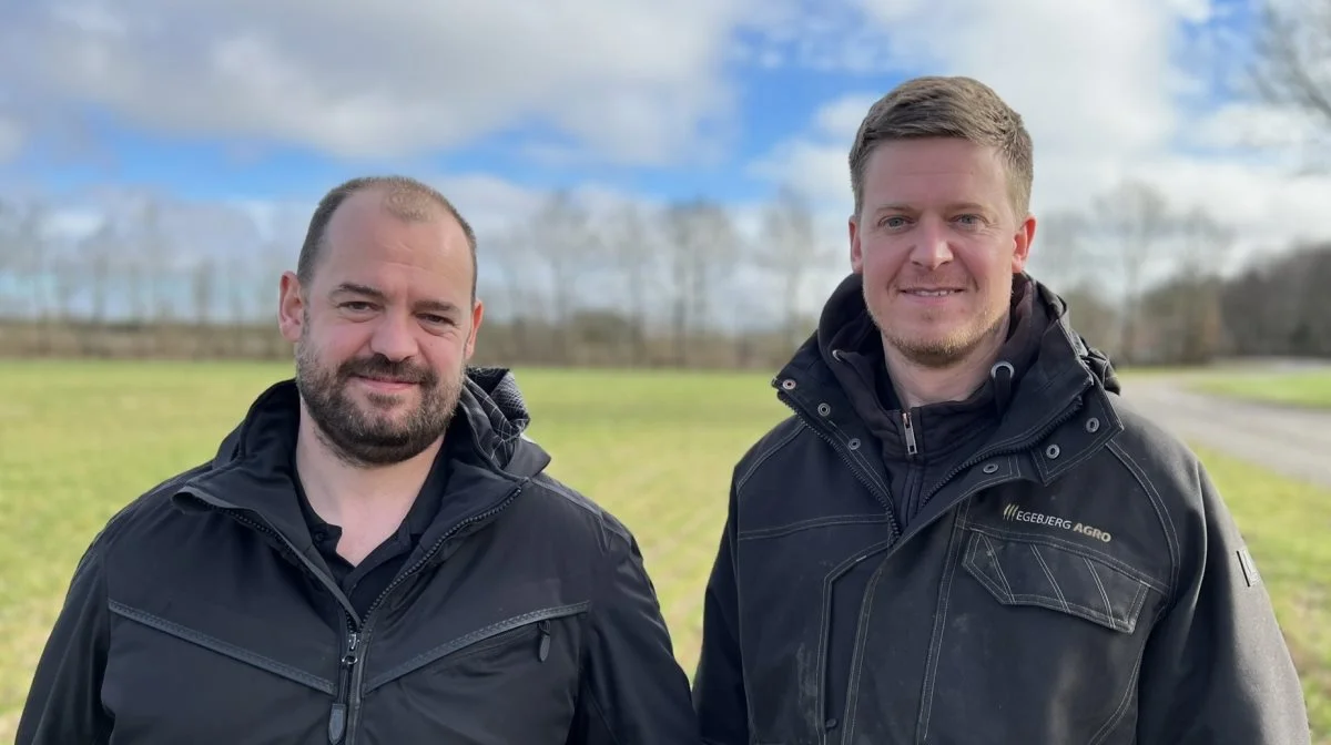 Bjarne og Kasper Lauritsen driver sammen Egebjerg Agro med knap 1.200 hektar - heraf 430 hektar med kartofler. Foto: Kasper Stougård 