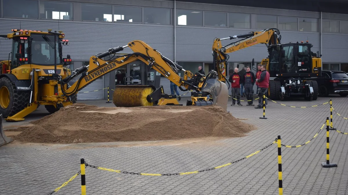 Til det store fælles åbent hus-arrangement i Ringsted var der blandt andet også maskindemonstrationer. Foto: Jørn Chr. Jervelund 
