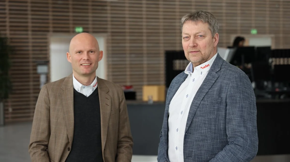 Jacob Christiansen, (tv), og Nis Kristian Hjort, (th). Foto: Velas