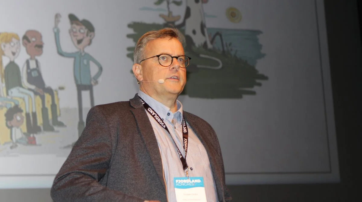 - Det bliver kun dyrere, når man begynder at smide andet inventar ind og give mere plads, sagde Torsten Gruhn, direktør, KvægXperten, om fremtidens kvægstalde. Foto: Line Brusgaard