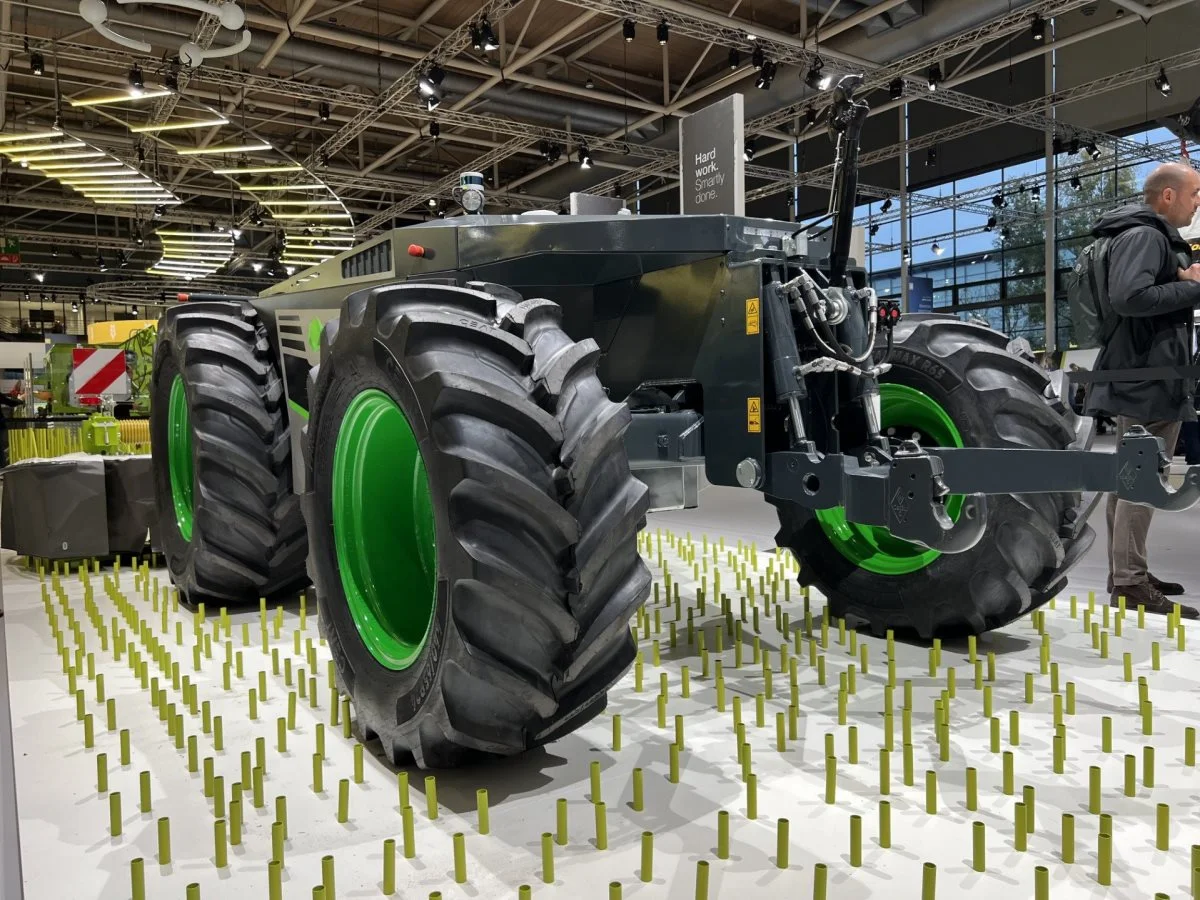 Danish Agro præsenterer også markrobotterne fra AgXeed på messen til november. Foto: Kasper Stougård 