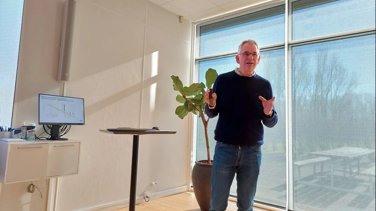 Seges-konsulent Lars Bødker stillede skarpt på vækststandsning. Fotos: Christian Carus