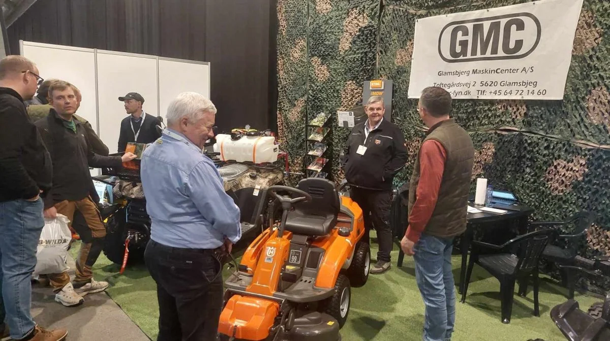 Glamsbjerg Maskincenter var glade for at være del af messen. Med på standen havde de primært ATV'er i forskellige størrelser. Men også havetraktoren vakte interesse. 