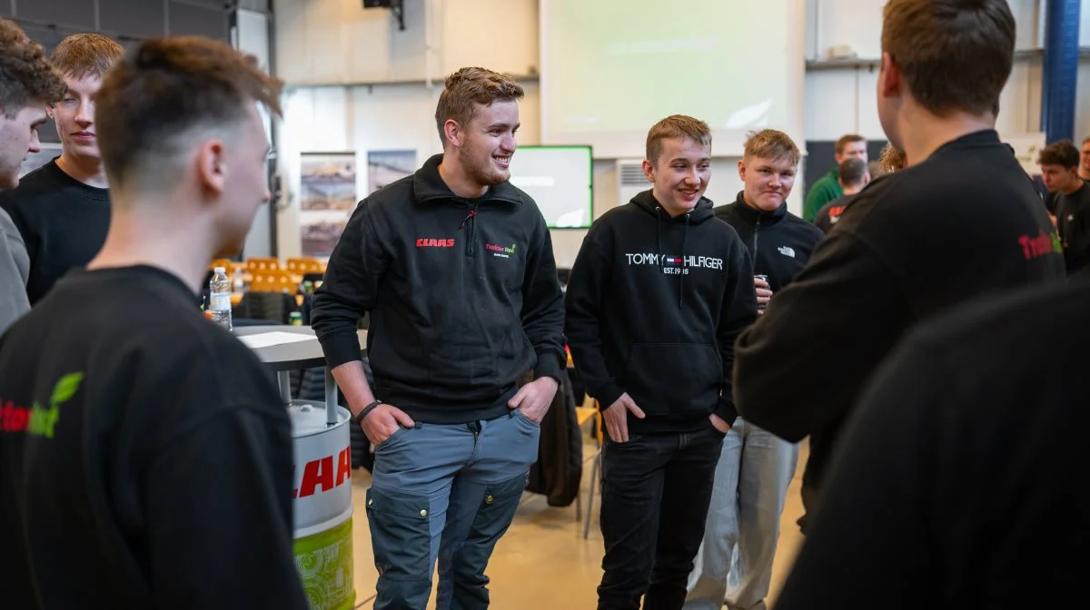 Netværksdag for unge maskinmekanikerlærlinge hos Danish Agro Academy i Vandel.