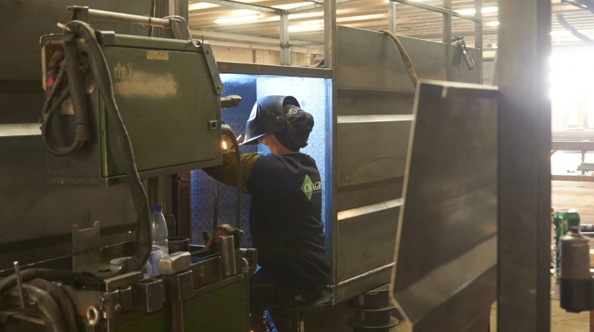 CN Agro laver produkter til landbruget, og så er de også en helt almindelig smedevirksomhed. 