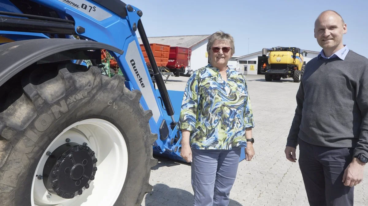 Mor og søn i Farmas A/S, Anette og Ole Rosengreen. Arkivfoto