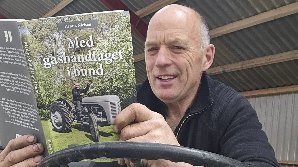 Henrik Nielsen fortæller i sin bog om et liv med skrabertrang. Foto: Birgit Nielsen