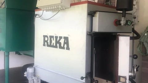 Biomassekedlen, som Reka blandt andet har med på Det Fynske Dyrskue. Arkivfoto