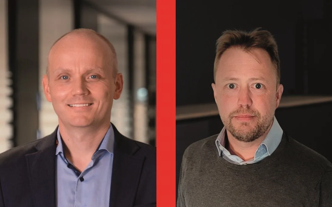 De to nye direktører i NDI-Koncernen, Torbjørn Skilbred Aune og Martin Andersson.