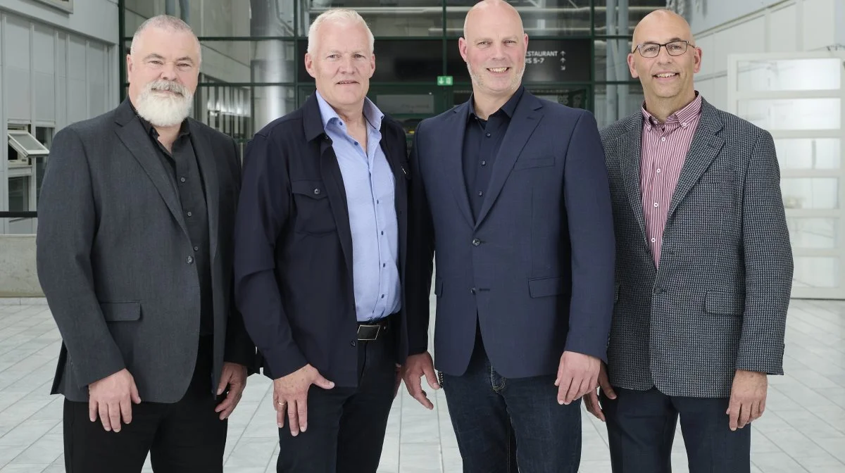fra venstre: Paul Cullen, Holger Steen Lund, Markus Hübers, George Holmes. Foto: Arla