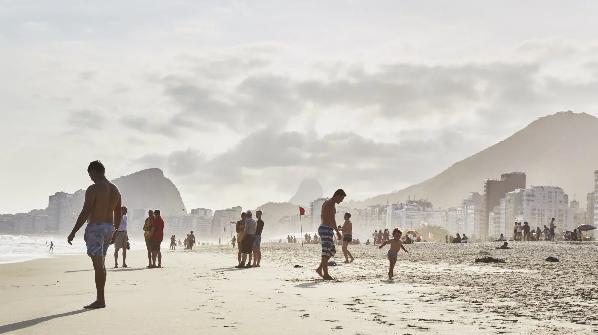 Copa Cabana-stranden er meget berømt, og på studieturen bor vi ved den i tre nætter.