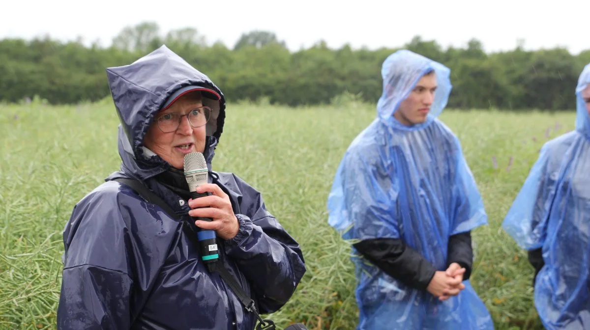 Planteavlskonsulent Kirsten Larsen, Velas, slog fast, at der er muligheder med companion crops, og at man skal prøve sig frem på de enkelte ejendomme. Fotos: Henriette Lemvig