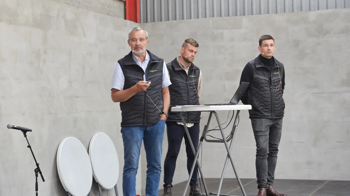 Generationsskifte på Taagholm – i dag består trekløveret af – fra venstre: Michael Sangild, Jesper Lodahl og Morten Sangild. Foto: John Ankersen