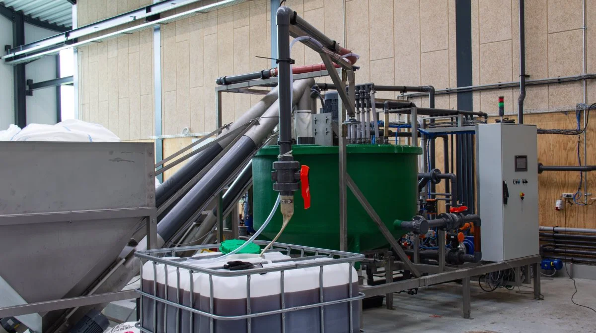 Flex Fertilizer System har deres eget blandingsanlæg i Langeskov. Foto: Søren Nørgaard.