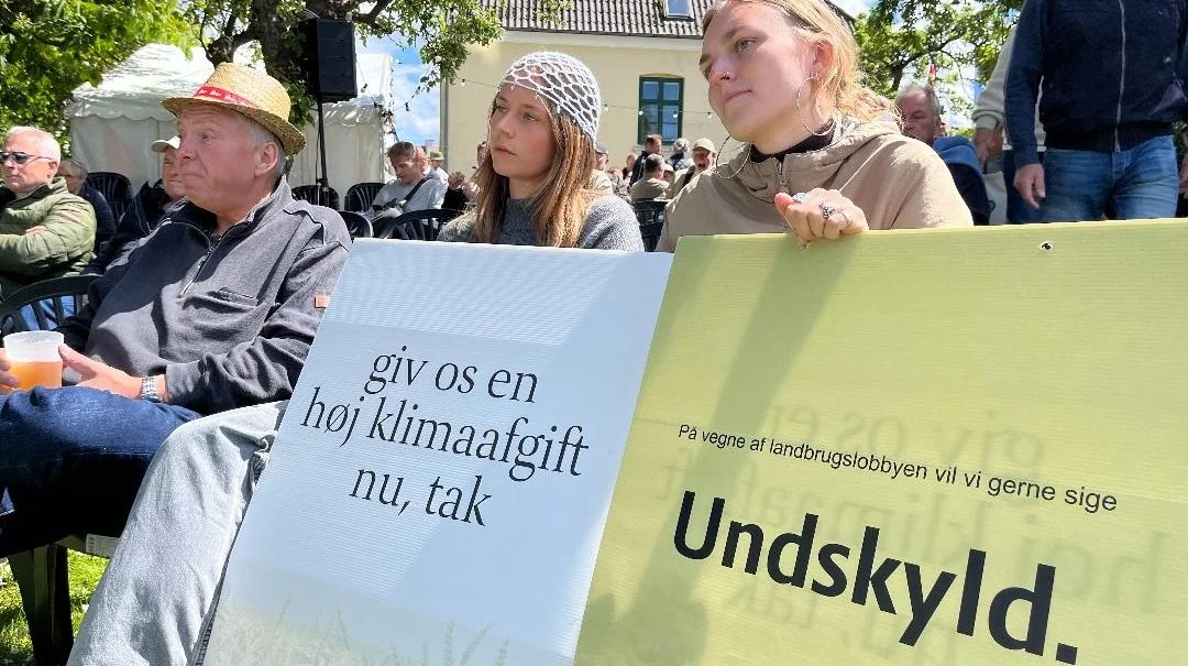 Unge klimaaktivister argumenterede for en høj klimaafgift, der imidlertid ikke – understregede repræsentanten for LandboUngdom – vil være nogen fordel for ungdommen på landet. 