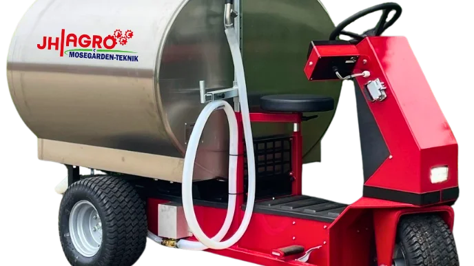 I år vil man kunne se JH Agros selvkørende mælkebus med en kapacitet på 1.000 liter.
