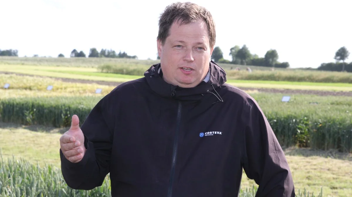 Peter Hviid, Corteva fremhævede midlet Rexade til bekæmpelse af græsukrudt og understregede vigtigheden af at lave en god efterårsløsning.