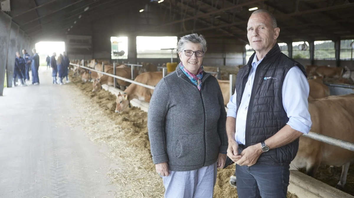 - Hun er en meget fremsynet og progressiv jerseyavler, siger koordinator for ugens verdenskongres om jerseyorganisationens nye præsident, Alison Gibb fra New Zealand. Fotos: Erik Hansen