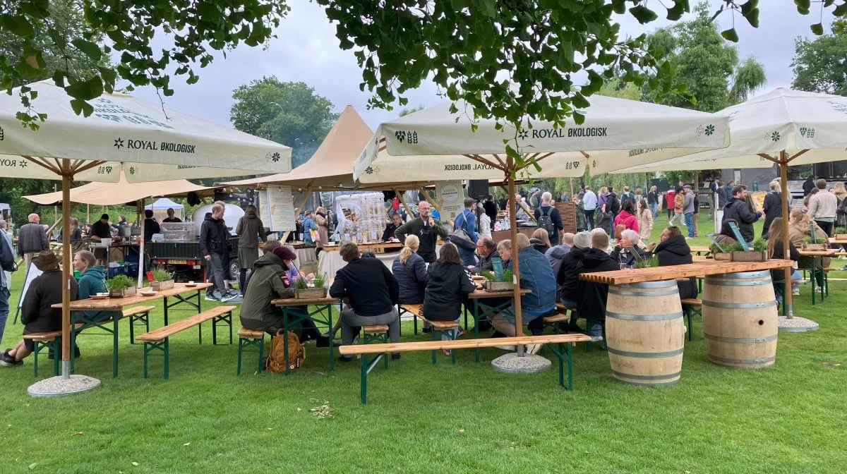 Mejeriforeningen havde slået stand op ved sidste weekends Odense Street Food Festival.