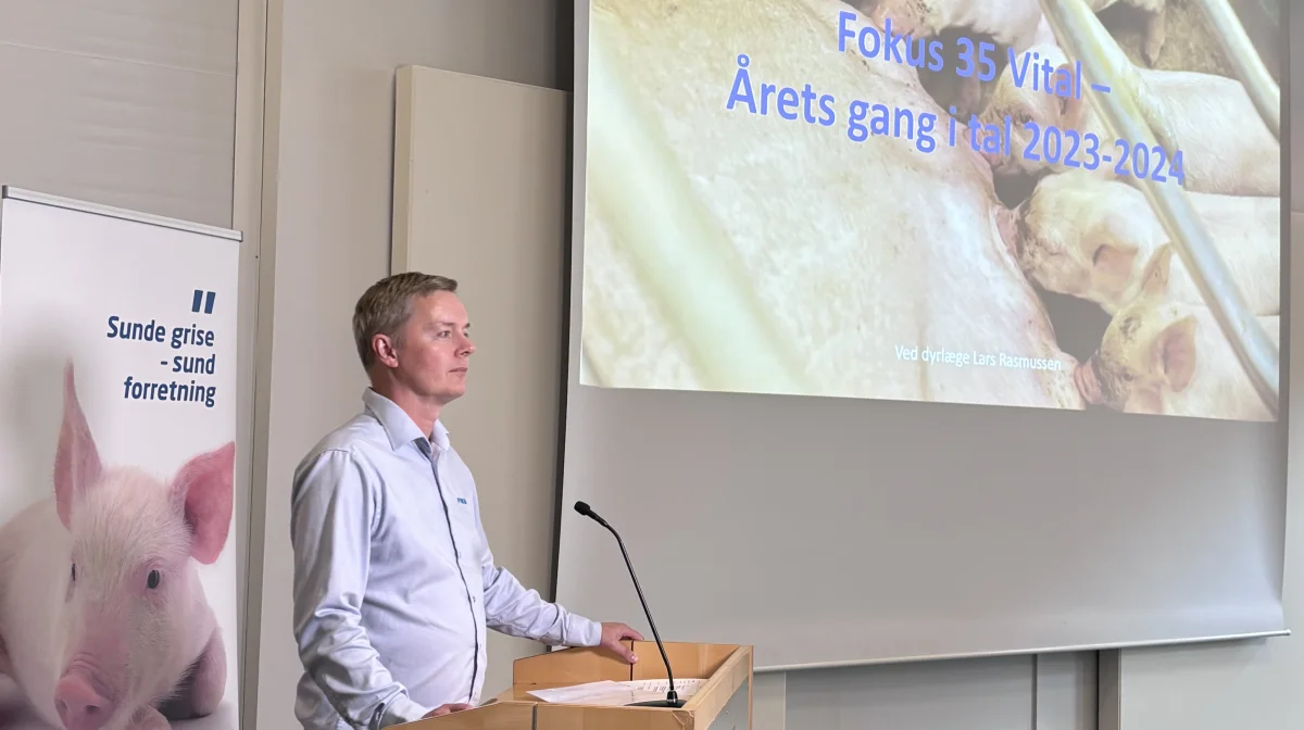 Dyrlæge Lars Rasmussen gennemgik hvilke besætninger, der særligt har udmærket sig i perioden.  