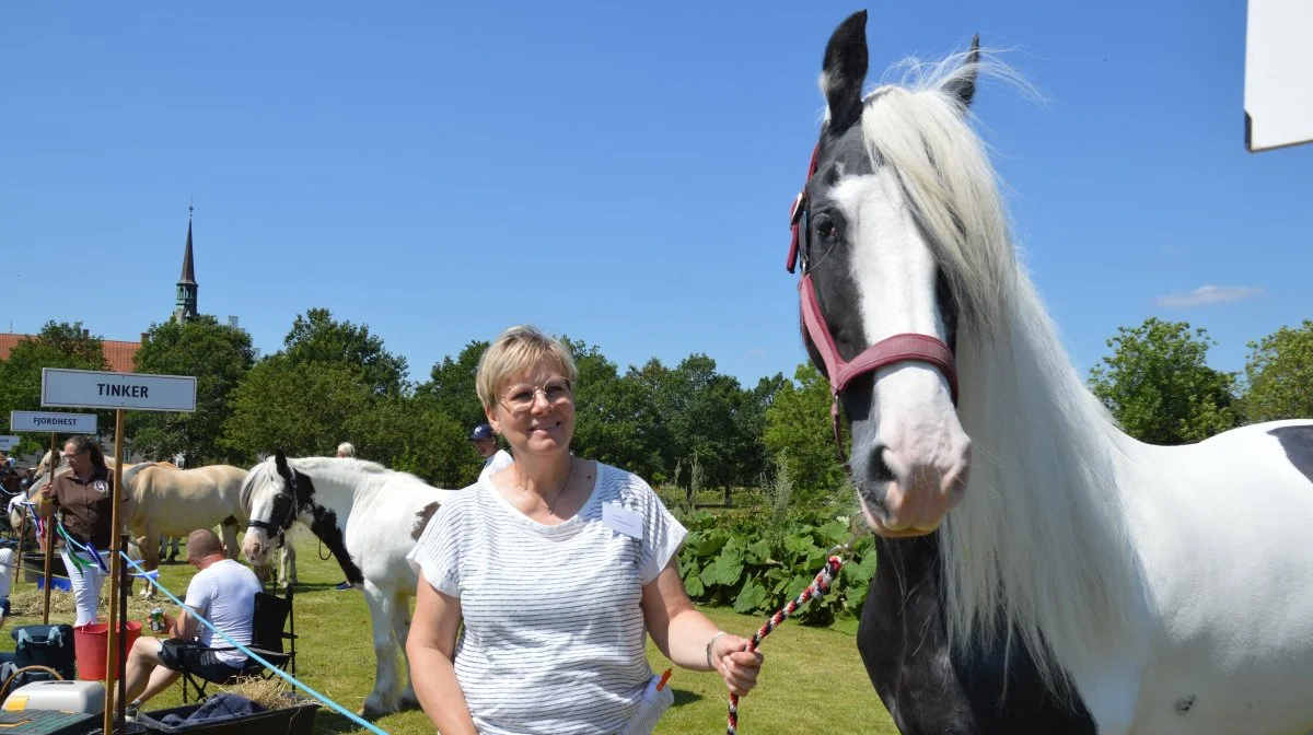 Formand for Brahetrolleborgforeningen, Tina Kirkegaard Eriksen, der her ses med sin egen hoppe Viola af Stærbakkegaard. Fotos: Camilla Bønløkke

