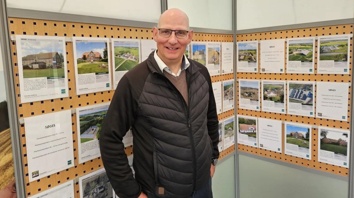 Gustav Winther, indehaver af Nybolig Landbrug Gustav Winther A/S med base i Randers, oplever god interesse for både køb og salg af landbrugsejendomme. Arkivfoto: John Ankersen