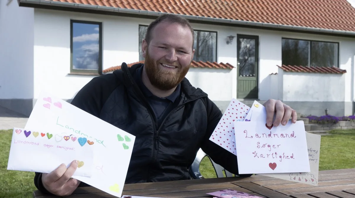 Jacob søger sin første kæreste og en at stifte familie med. Han bor på en lille gård i nærheden af Holbæk, som han har købt af sine bedsteforældre. Foto: Anders Brohus / TV 2 