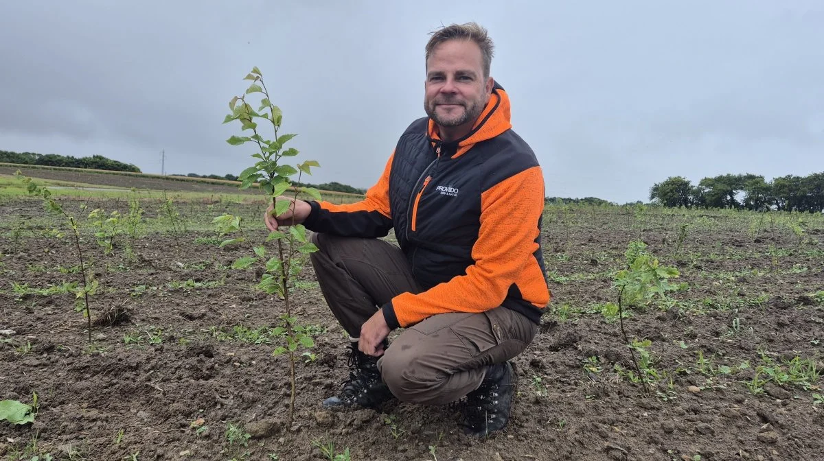 Martin Viborg, stifter af Proviido, opfordrer til, at man ikke glemmer de lukrative tilskudsmuligheder, der allerede er til etablering af skov. Fotos: Tenna Bang