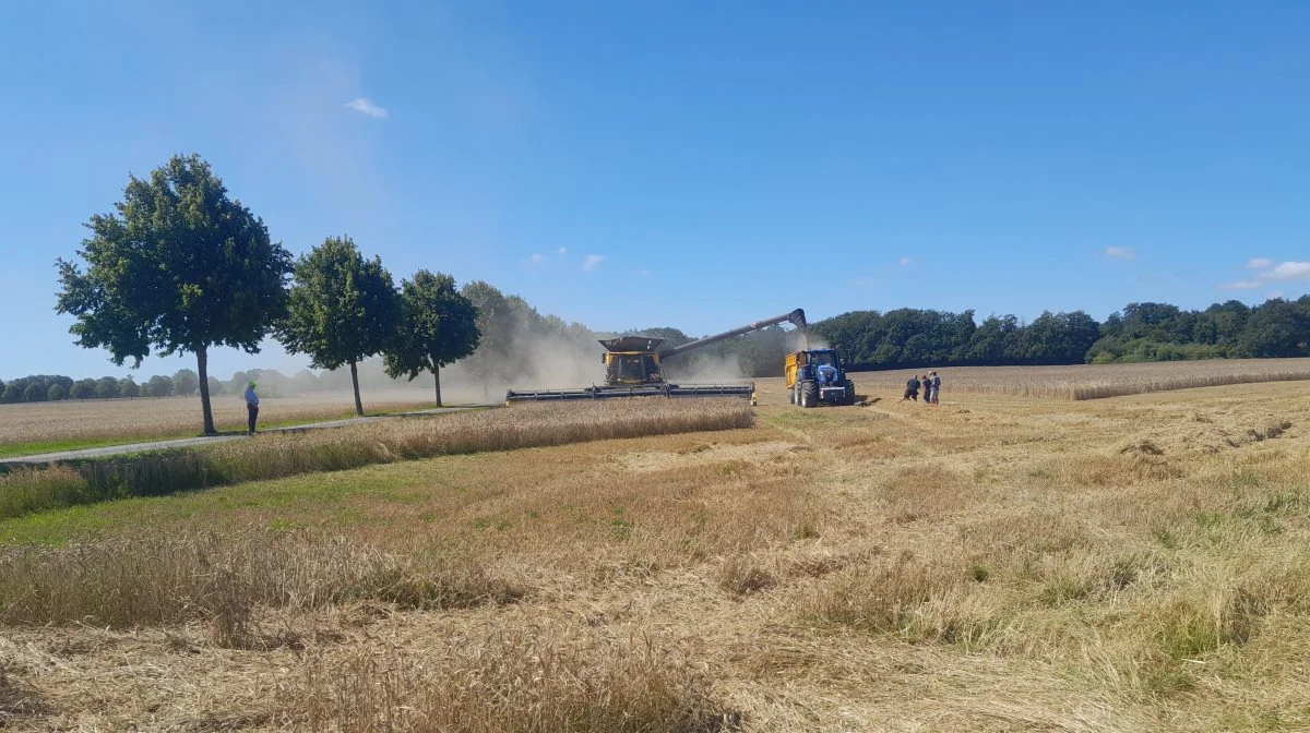 Der blev også kørt hos Stenstrup Agro. Foto: Egebjerg Smedie