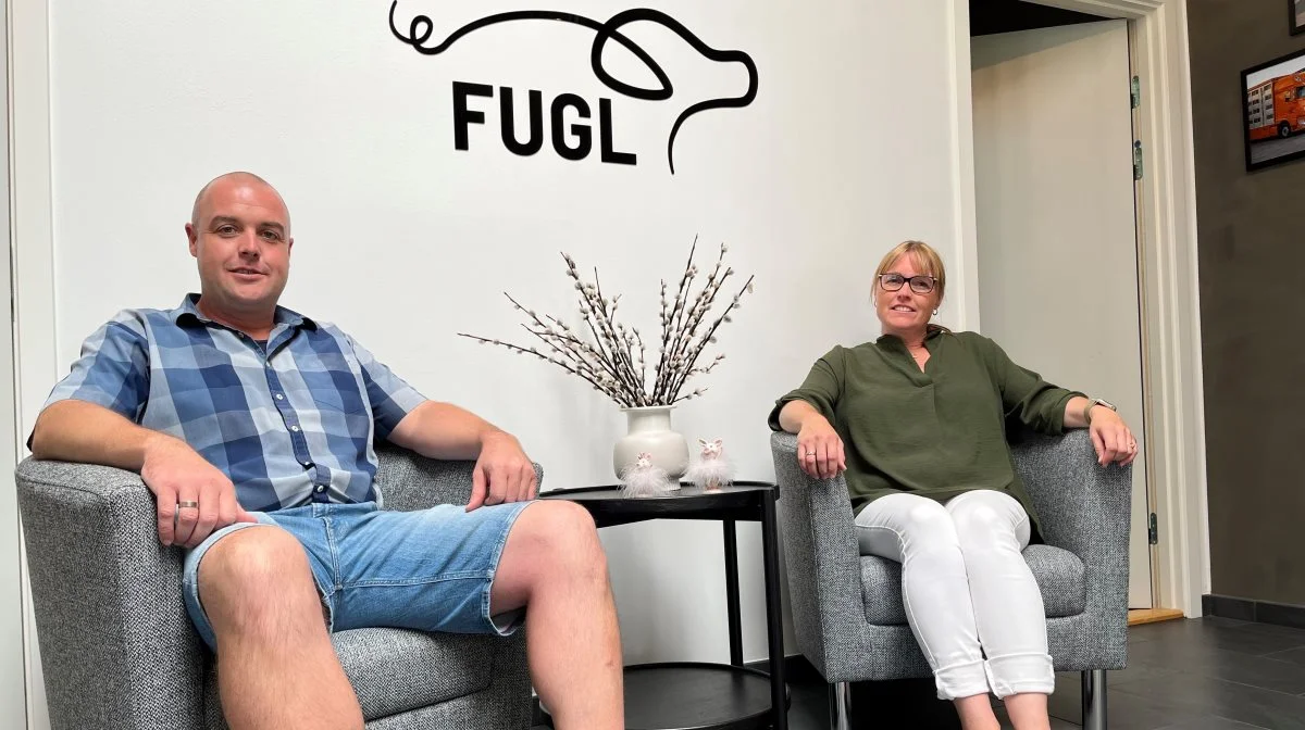 Det er søskendeparret Thomas Fugl og Charlotte Frandsen, der i dag driver det firma, som deres oldefar stiftede for 100 år siden. Foto: Jesper Hallgren