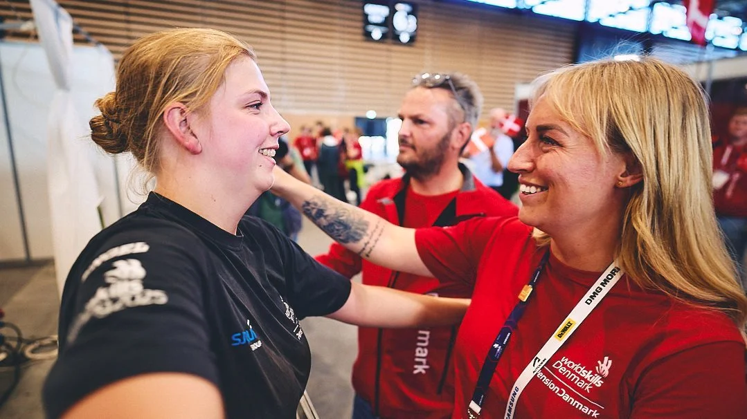 Birgitte Brunsgaard Jacobsen ved afslutningen på konkurrencen.