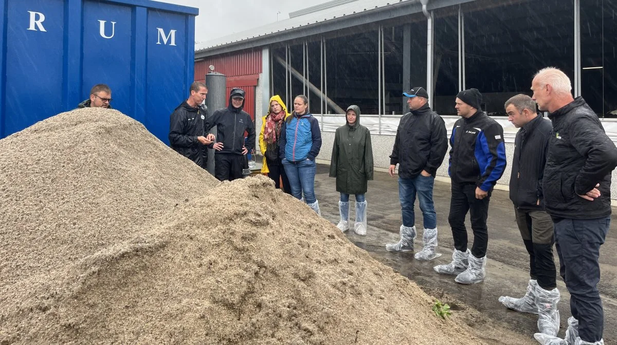 Landmænd og rådgivere fik indblik i arbejdet med sandseparering.