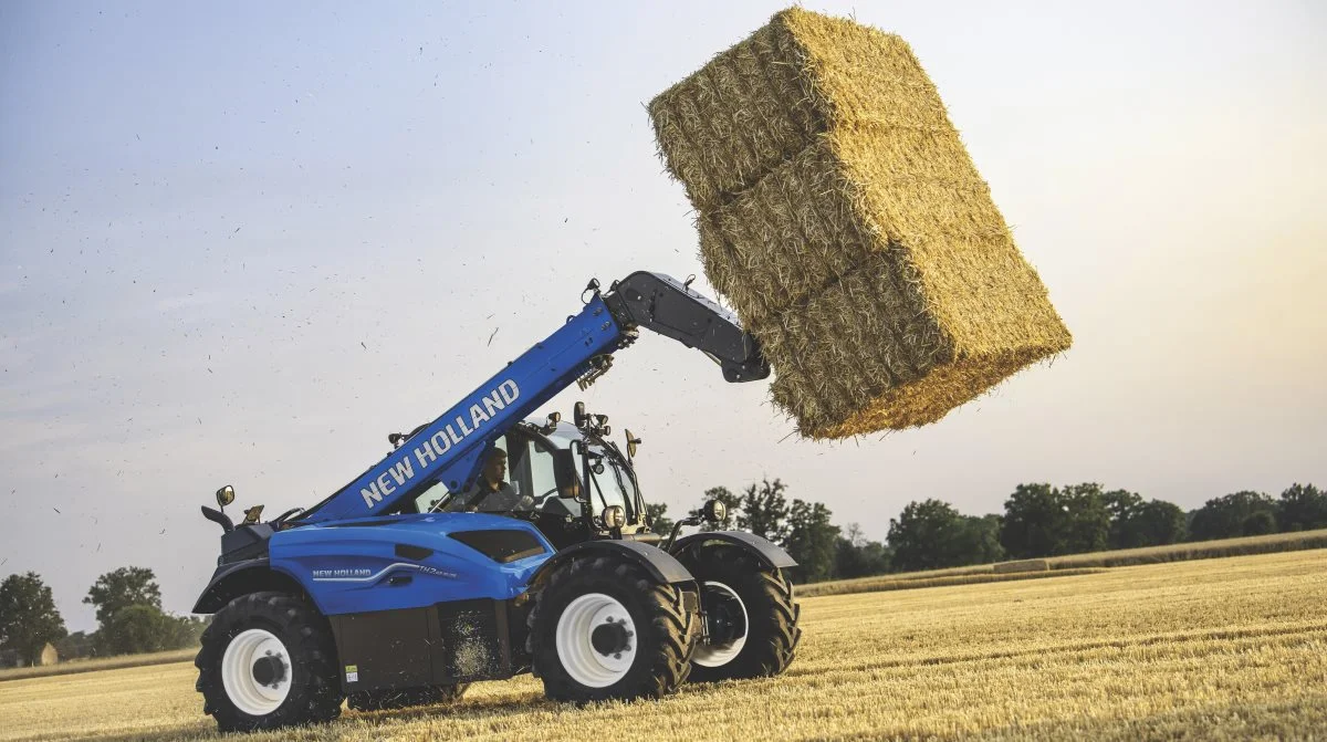 Tre nye opdaterede New Holland-teleskoplæssere i TH-serien er netop lanceret.  Pressefoto