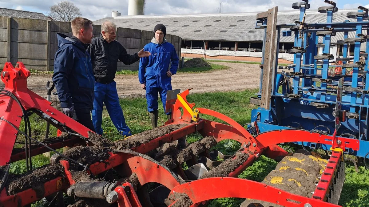 En del af et PløjefriTjek er også en gennemgang af maskinparken. 