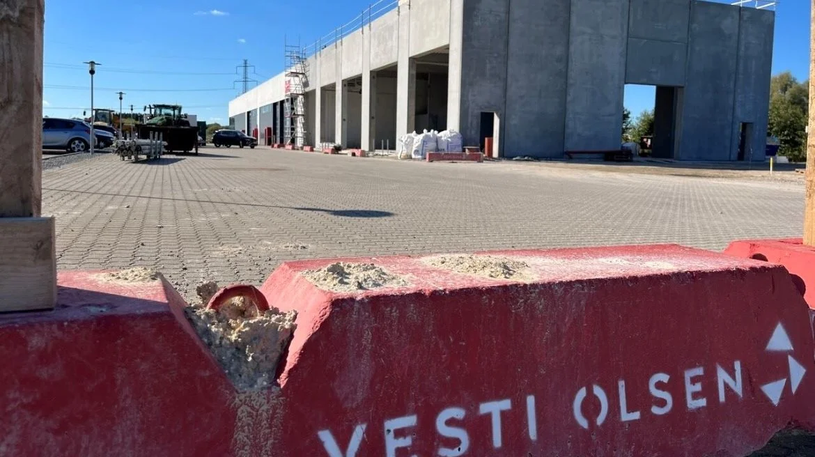Vesti Olsen A/S bygger nyt værksted til Semler Agro A/S i Ringsted. Foto: Vesti Olsen A/S