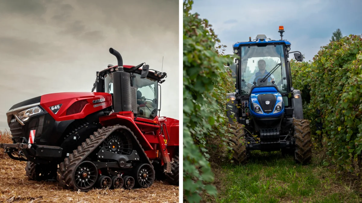 CNH modtog to priser forud for Eima-udstillingen i Bologna – Case IH QuadTrac 715 for forbedret komfort både i marken og på vejen, og New Holland T4 FNV-specialtraktoren for det avancerede styresystem, der udelukkende anvender LIDAR-sensorteknologi. Pressefoto