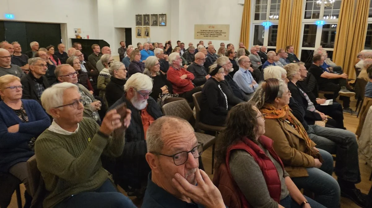 Fuldt hus til årsmødet i Danmarks Naturfredningsforenings Aabenraa-afdeling, hvor det blev oplyst, at der normalt blot dukker mellem 10 – 15 medlemmer op. Mødet blev holdt på Folkehjem Aabenraa.