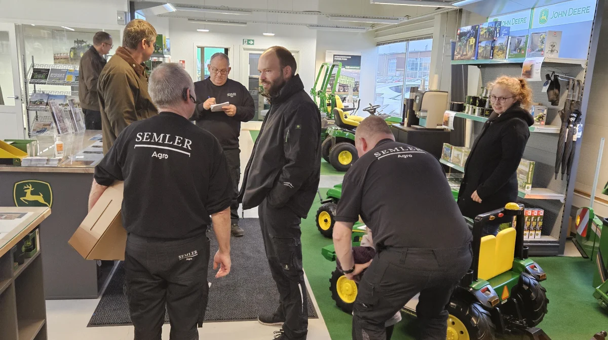 Der var fint gang i salget i butikken under Semler Agros åbent hus i sidste uge. 