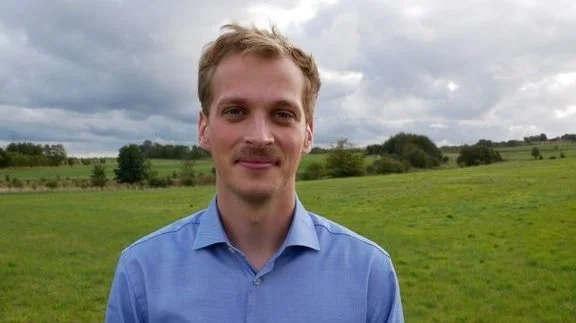 Christian Orthmann, formand for LandboUngdom, mener den grønne trepartsaftale skaber klarhed omkring fremtidens landbruget, og de unge, der er på vej ind i erhvervet. Pressefoto