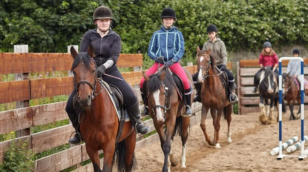 På horseriding-camps vil der i løbet af to uger, sammen med andre børn og unge, være fokus på at blive endnu bedre til det engelske sprog, men i særdeleshed også på rideevner.