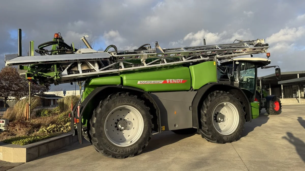 Den nye Fendt Rogator 665 har allerede været i marken hos Kni Maskinstation. 