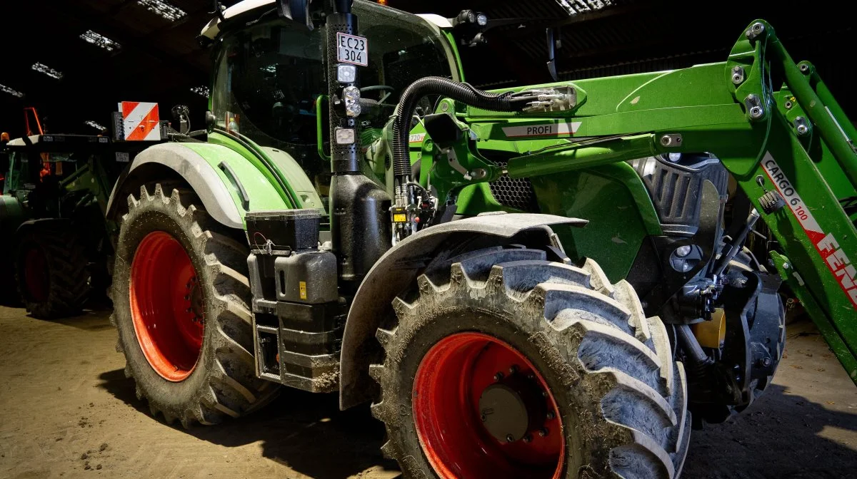 På Solbjerggaard har de investeret i en ny Fendt 720. Foto: Søren Nørgaard