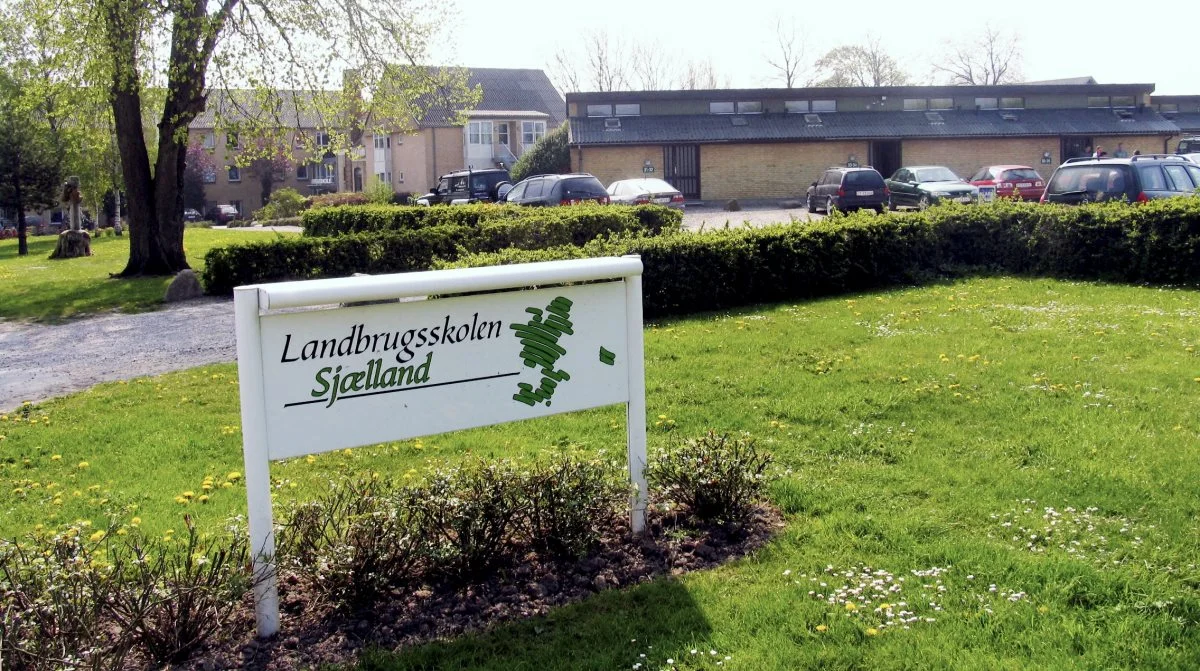 Landbrugsskolen Sjælland holder lørdag den 25. januar åbent hus på både Finderupvej 8 i Høng (billedet) og på Ledreborg Allé 50 lidt uden for Roskilde. Foto: Jesper Hallgren